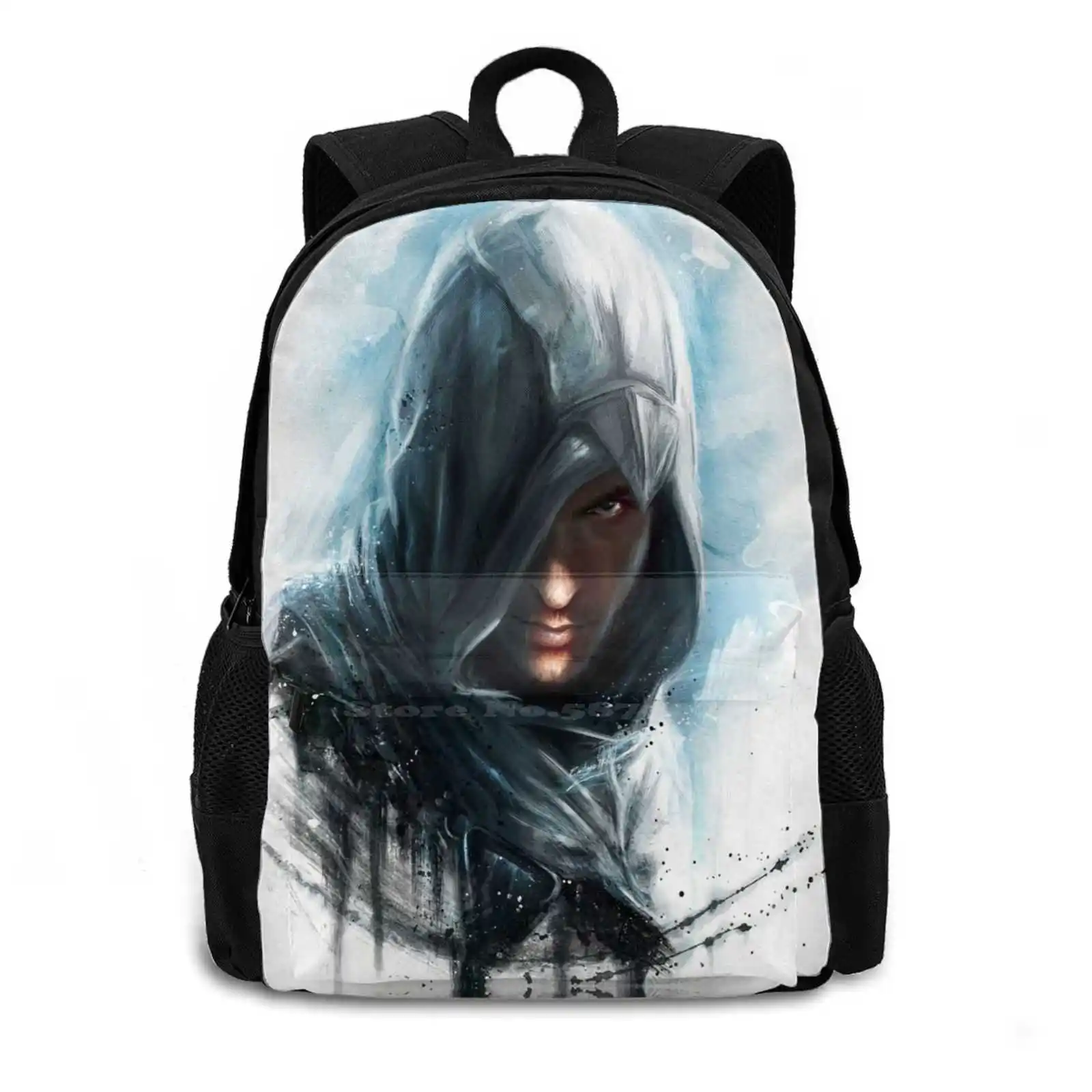 Altair Pattern Design Bag Student'S Backpack Artwok Cool Games