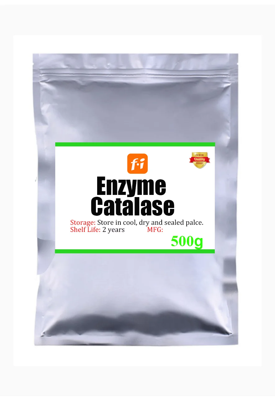 100g - 1000g. Enzyme catalase