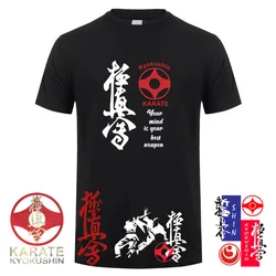 Kyokushin Karate Masutatsu Oyama Japan T Shirt uomo cotone manica corta Kyokushinkai Kyokushin Tshirt Top Tees