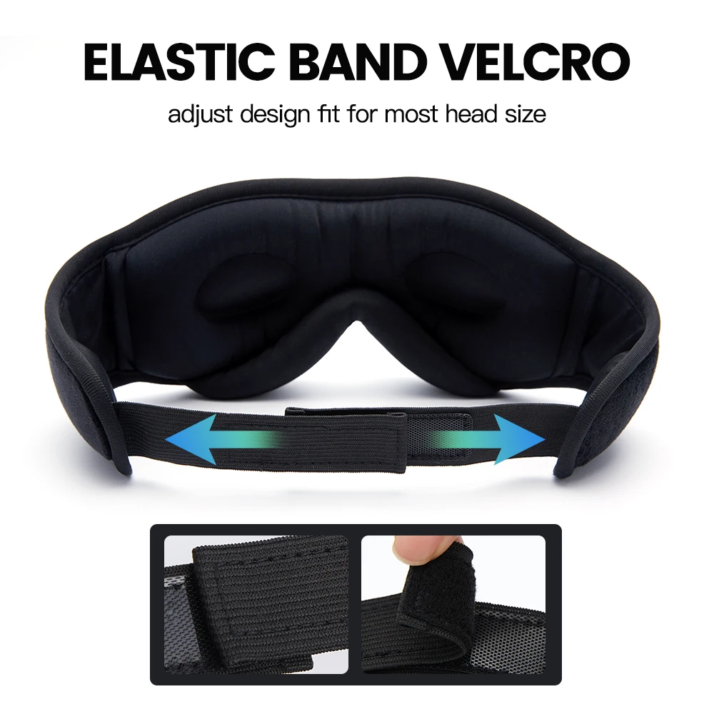 5.0 Bluetooth Sleeping Headphones Music Sleeping Mask Sleeping Aid Sleepi Headband Wireless Earphone Music Eye Mask for Sleeping