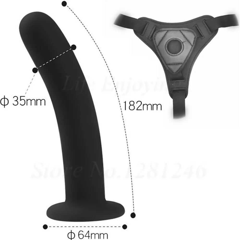 Adjustable Harness Strap On Dildo Realistic Strapon Pants not Vibrator Anal Vagina Sex Toys for Lesbian Couples Woman Sex Shop