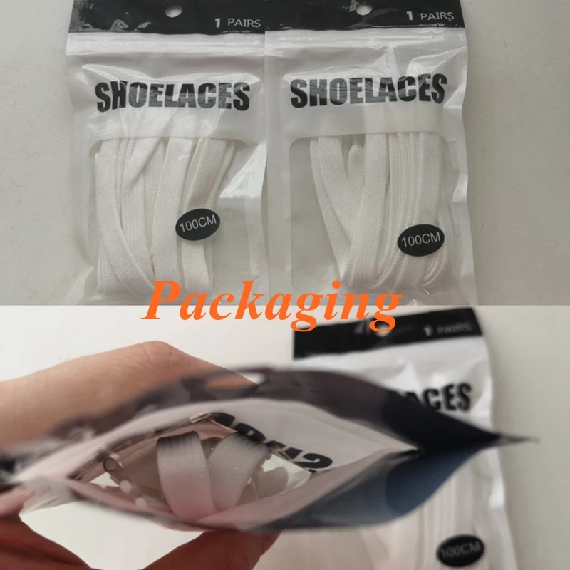 1Pair AF1/AJ Shoelaces for Sneakers Classic Flat Shoe Laces White Black Canvas Shoelace NAir Force Rope Sport Shoestrings