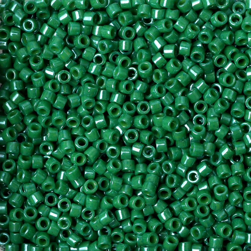 

FAIRYWOO 5 Grams/Bag Miyuki Delica Bead DB656 Green Bead Jewelry Making Supplies Wholesale Lots Bulk Handmade DIY Accessories