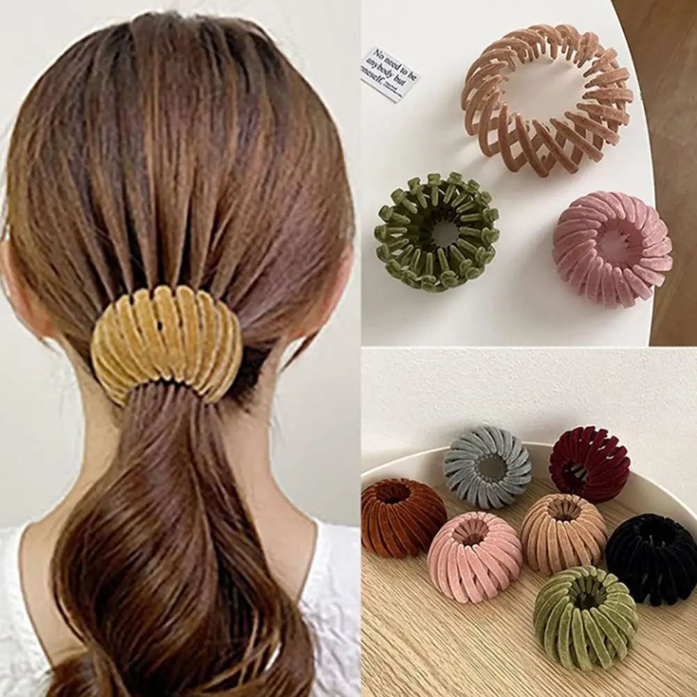 Bun Maker Clip  7 PCS Lazy Bird’s Nest Plate Hairpin  Fashion Hair Clips Expandable With Wide Application  Hair Styling Tool F