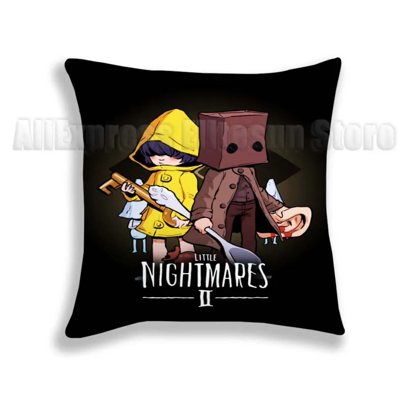 Little Nightmares 2 Pillow Case 45CM Pillow Inner Is Not Included Boys Girls Kids Cartoon Anime Toys Gift New Arrival