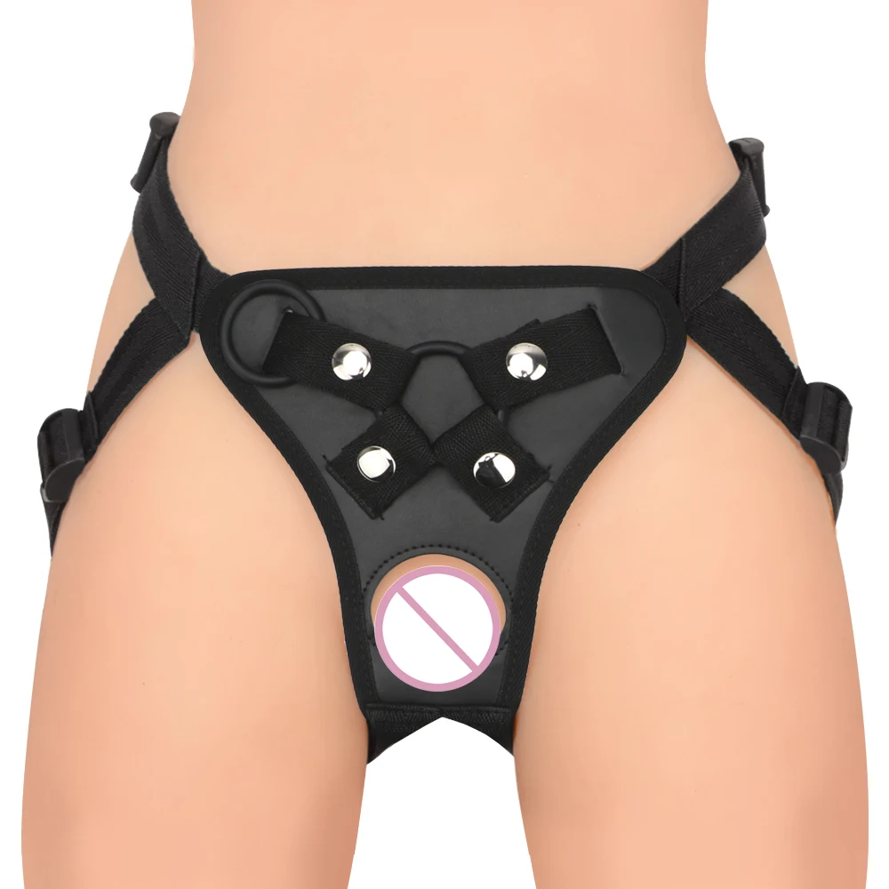 Strapon Realistic Dildo Pants Penis Panties Sex Shop Adjustable Harness Belt With Rings Strap On Dildos Pants Erotic Costumes