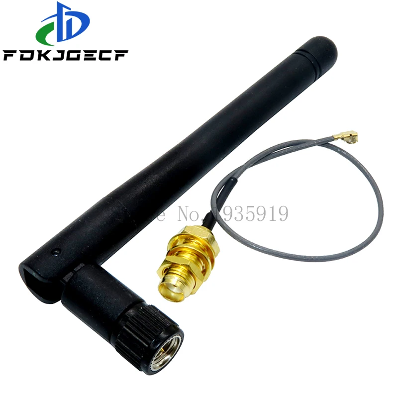 ESP8266 Serial WIFI Wireless Transceiver Module IPEX to SMA MT7681 2.4GHz 3DBI Gain Antenna 2.4g Antenna