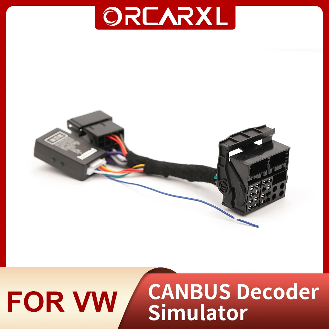 

RCD330 Plus RCD330 Plug Play ISO Quadlock Adapter Cable CANBUS Decoder Simulator For VW Car MIB Radio