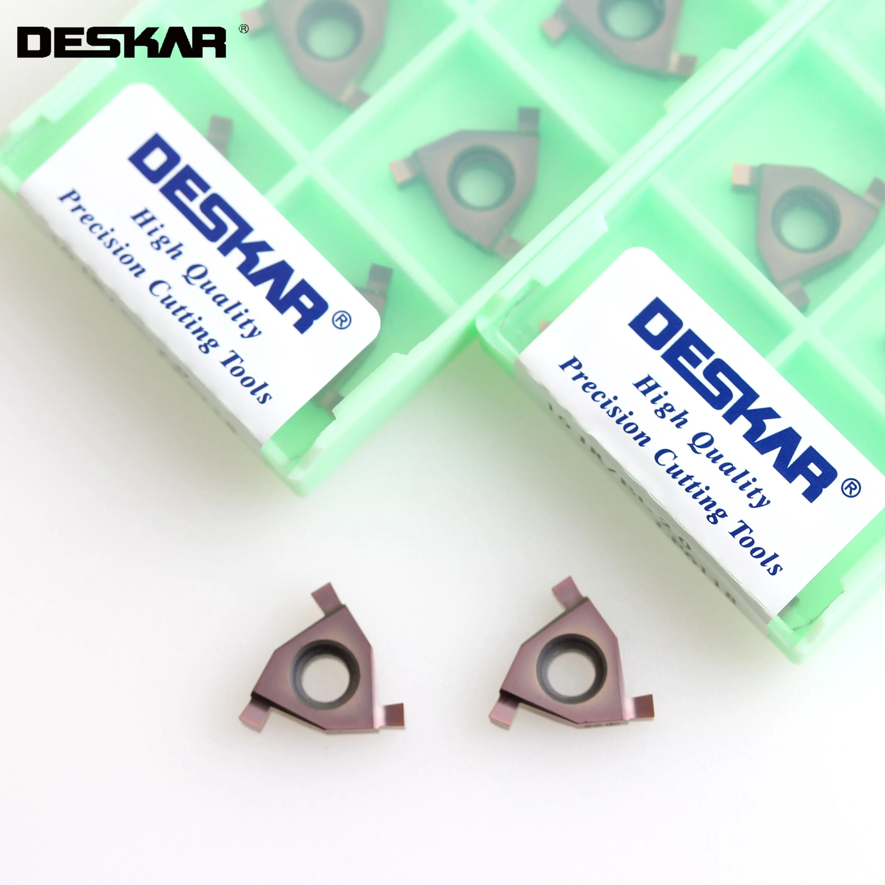 10PCS DESKAR 16ER/IL 0.7มม.1.0มม.3.0มม.16IR/EL 1.0มม.1.5มม.1.6มม.1.8มม.2.0มม.LF6118ตื้น Groove เครื่องมือเครื่องกลึงโลหะ