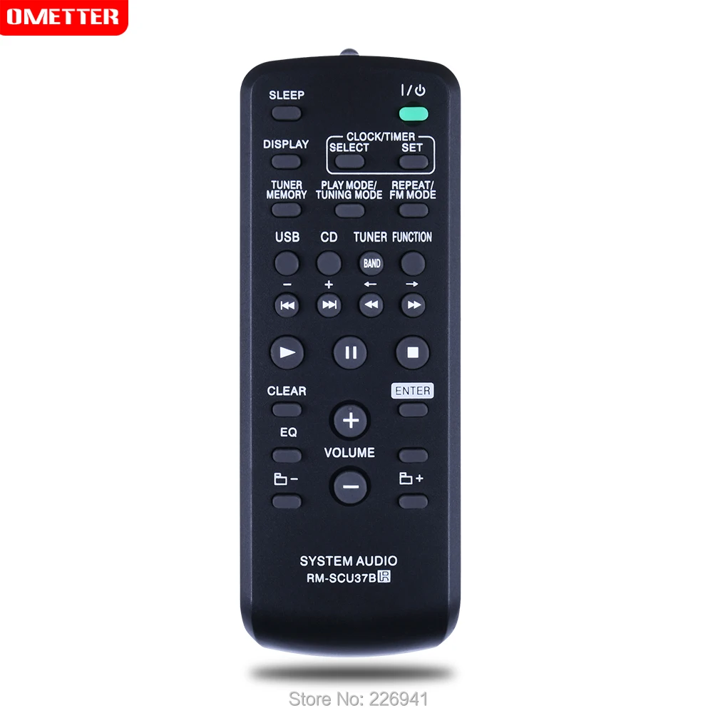 RM-SCU37B remote control use for sony audio system FST-SH2000 LBT-SH2000 HCD-SH2000