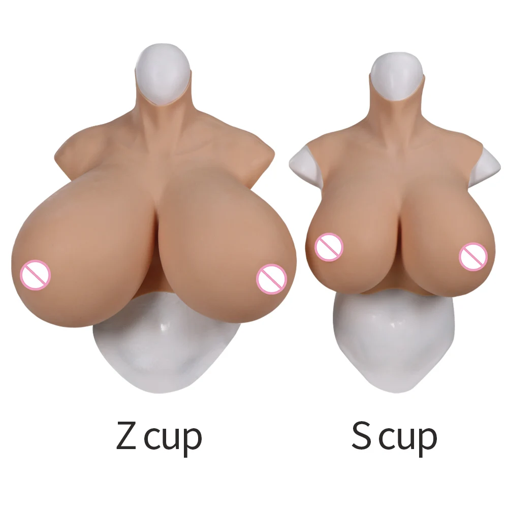 Eyung S Z Cup Huge Boobs No Oil Breastplate For Crossdresser Drag Queen cosplay chest Silicone Breast Forms Big fake breasts