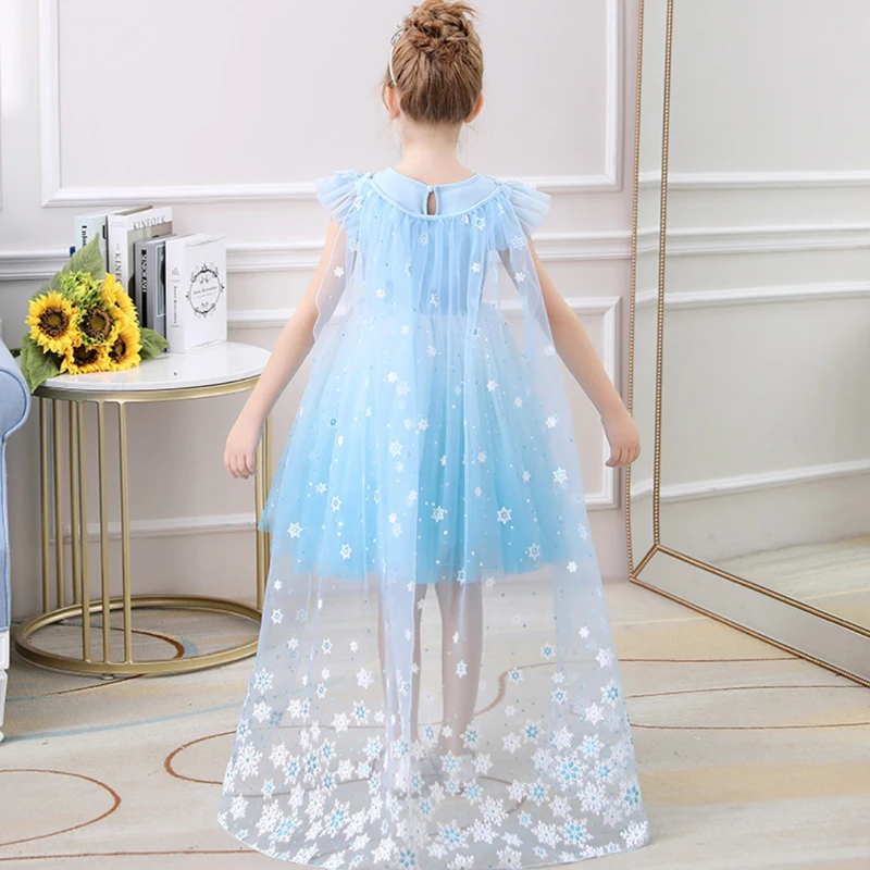 

Little Girls Princess Costum Dress Aqua Blue Sequin Girls Dress Lace Tutu Toddler Girls Birthday Party Outfits Sleeveless Mid 3t