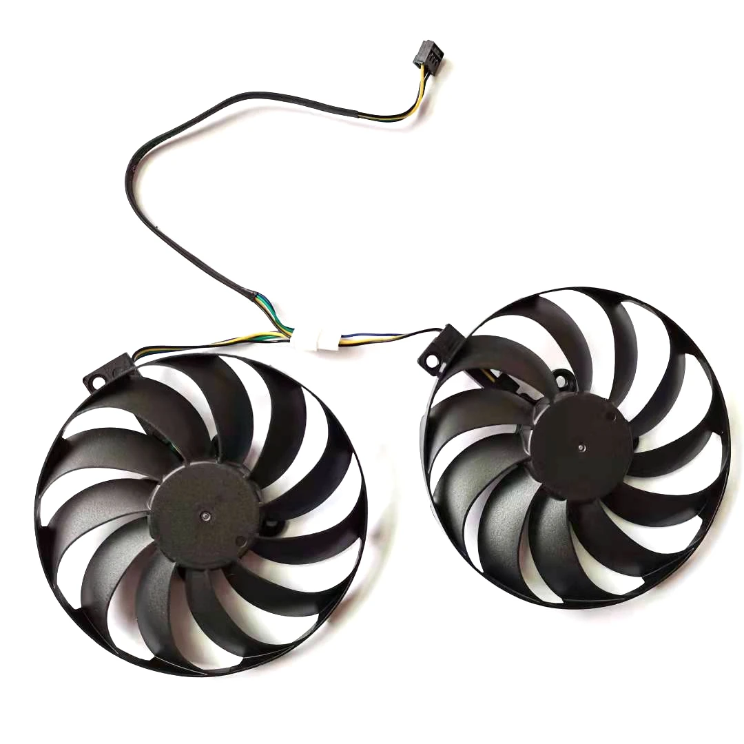 Nova T129215SU 95mm 2 pçs/lote 28x28x28x28mm para ASUS Dupla Radeon RX5600XT RX5700 RX5700XT fã placa gráfica