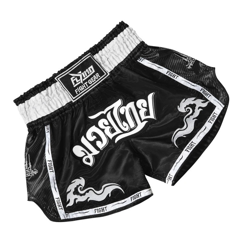 Muay Thai Boxing Shorts for Men\'s Women\'s Kids Teenagers Kickboxing Fighting MMA Trunks Sanda Grappling Bjj Sports Short Pants