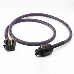 AC-313 kabel zasilający HI-End UK AC 3 wtyk pinowy do IEC C13 kabel zasilający HIFI Audiophille