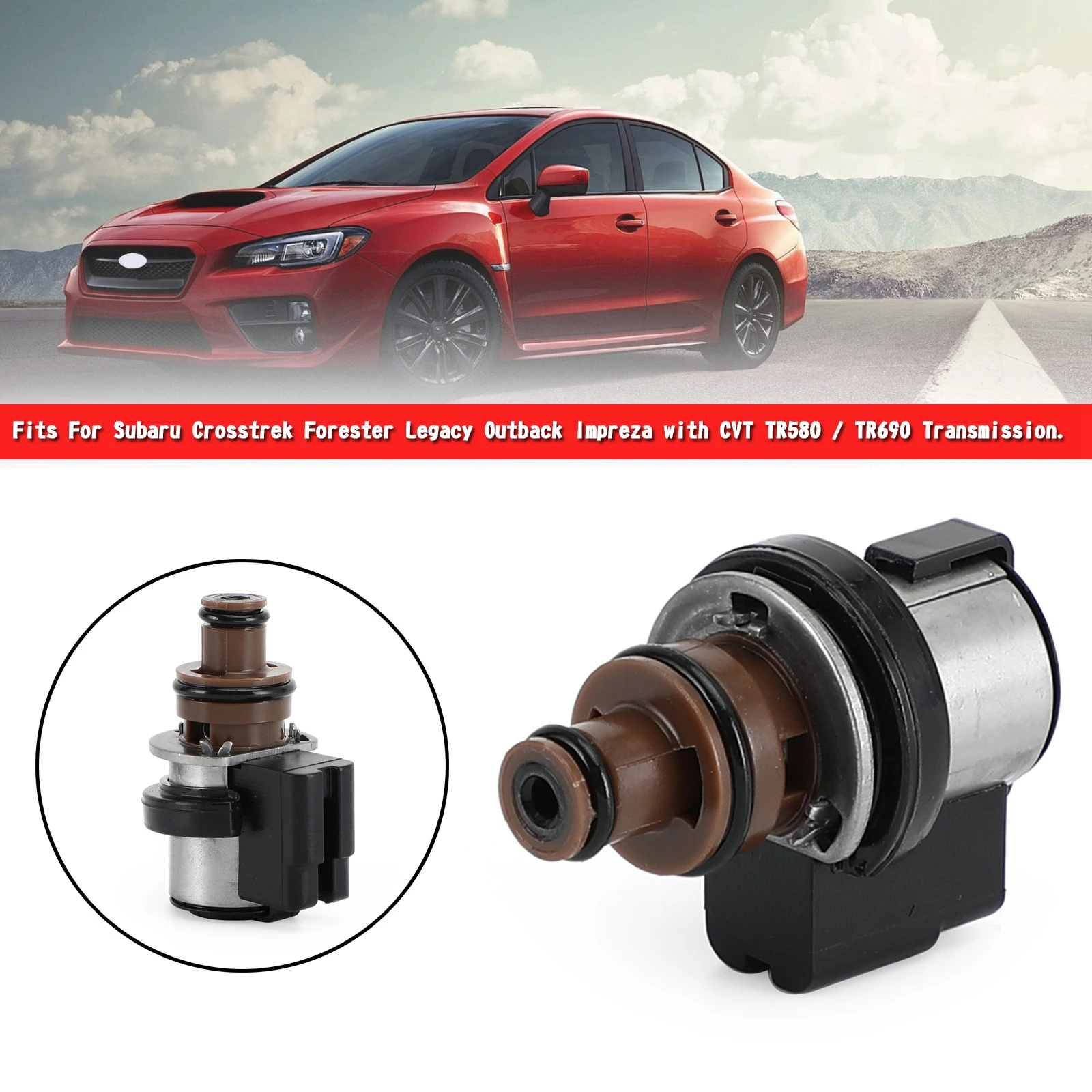 Artudatech New Torque Converter Lock-Up Solenoid Fits For Lineartronic CVT TR580 690 Car Accessories