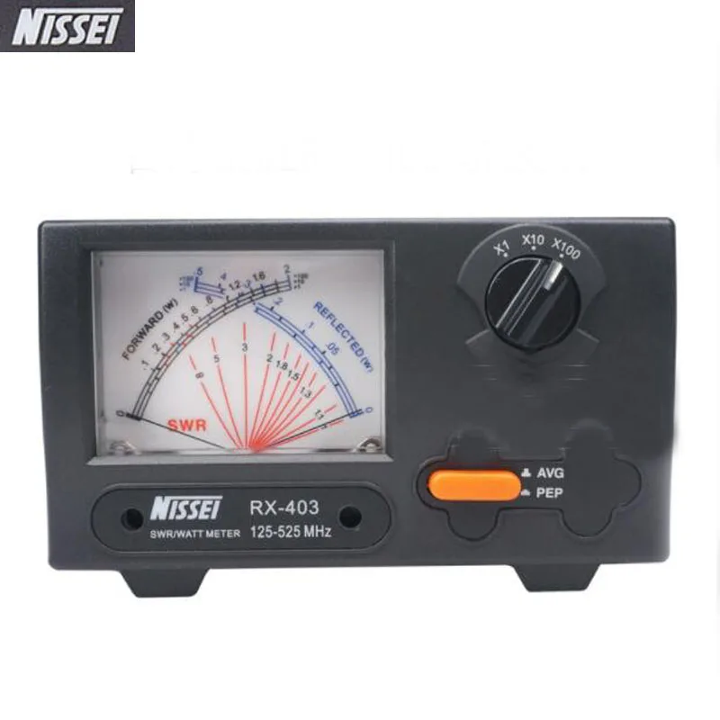 

Original NISSEI RX-403 125-525MHZ 200W Short Wave UV Standing Meter SWR RX403 Digital Power Meter for Radio Walkie Talkie Device