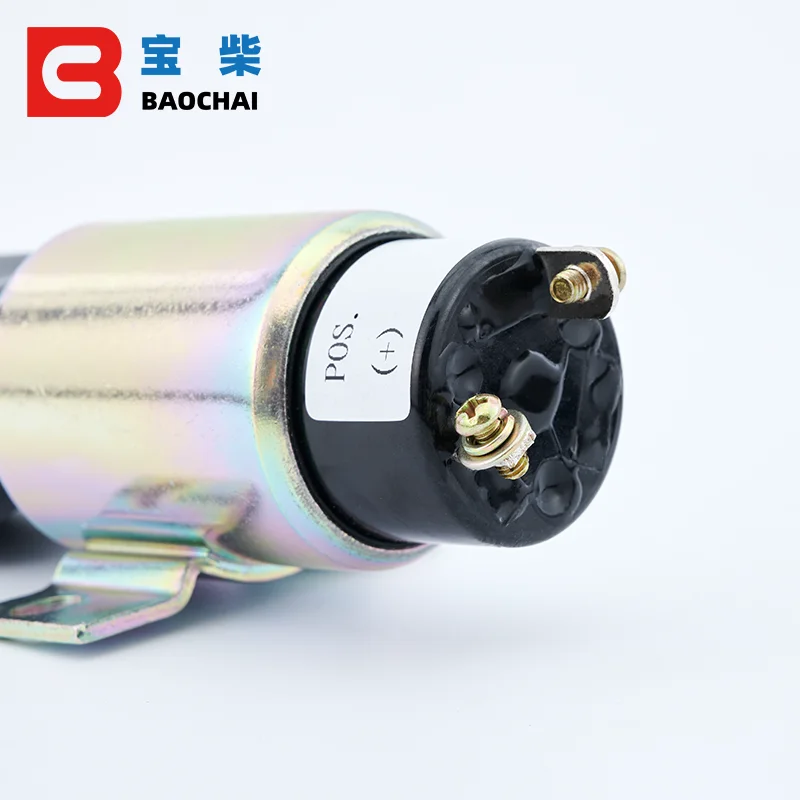 Imagem -06 - Diesel Grupo Gerador Válvula Solenóide de Parada do Motor Extintor Excavador Flame Out Interruptor de Combustível 12v 24v