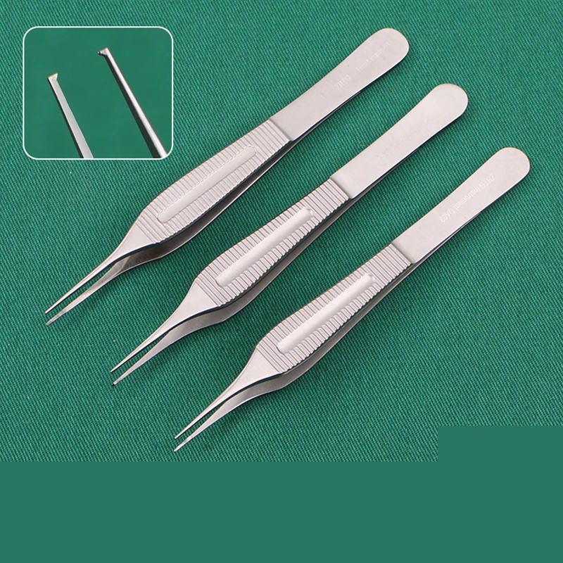 Edison hook nose augmfication comprehensive tweezers fine ophthalmic double eyelid special instrument Adson tweezers