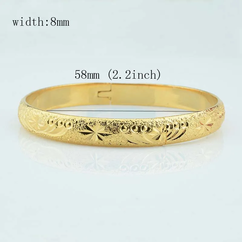 Sales Women Gold  Color Bangles Cuff Bracelets  Jewelry