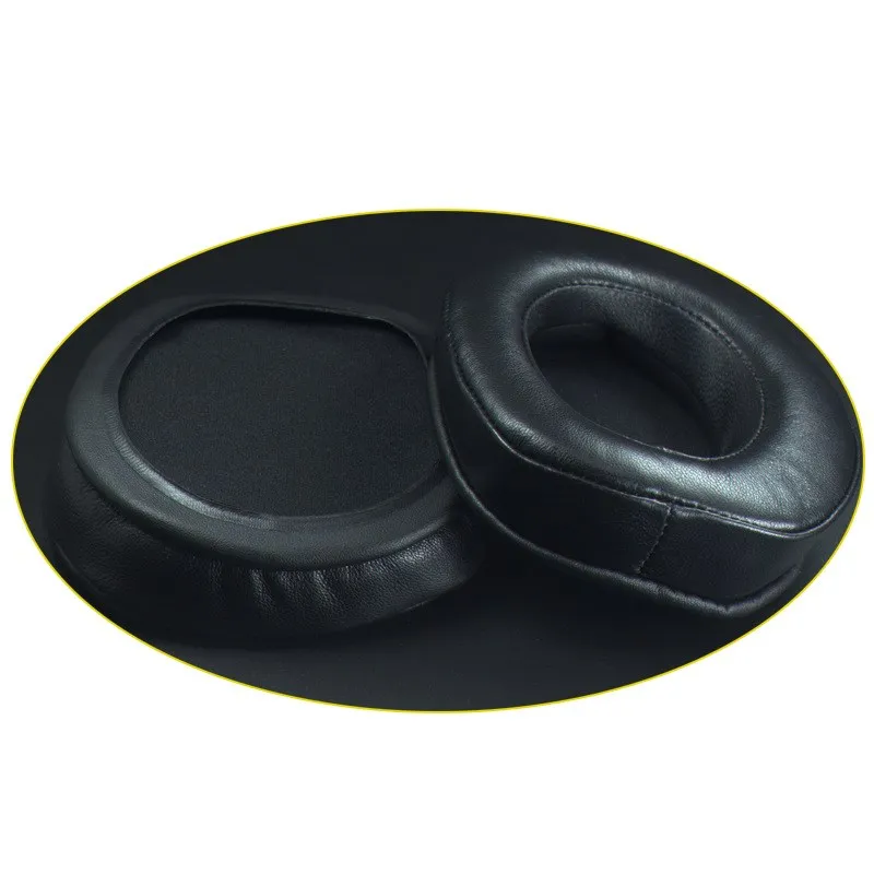 Substituição da pele de carneiro earpads espuma memória para denon AH-D600 ahd7100 fones de ouvido almofada capa travesseiro alta qualidade proteína couro