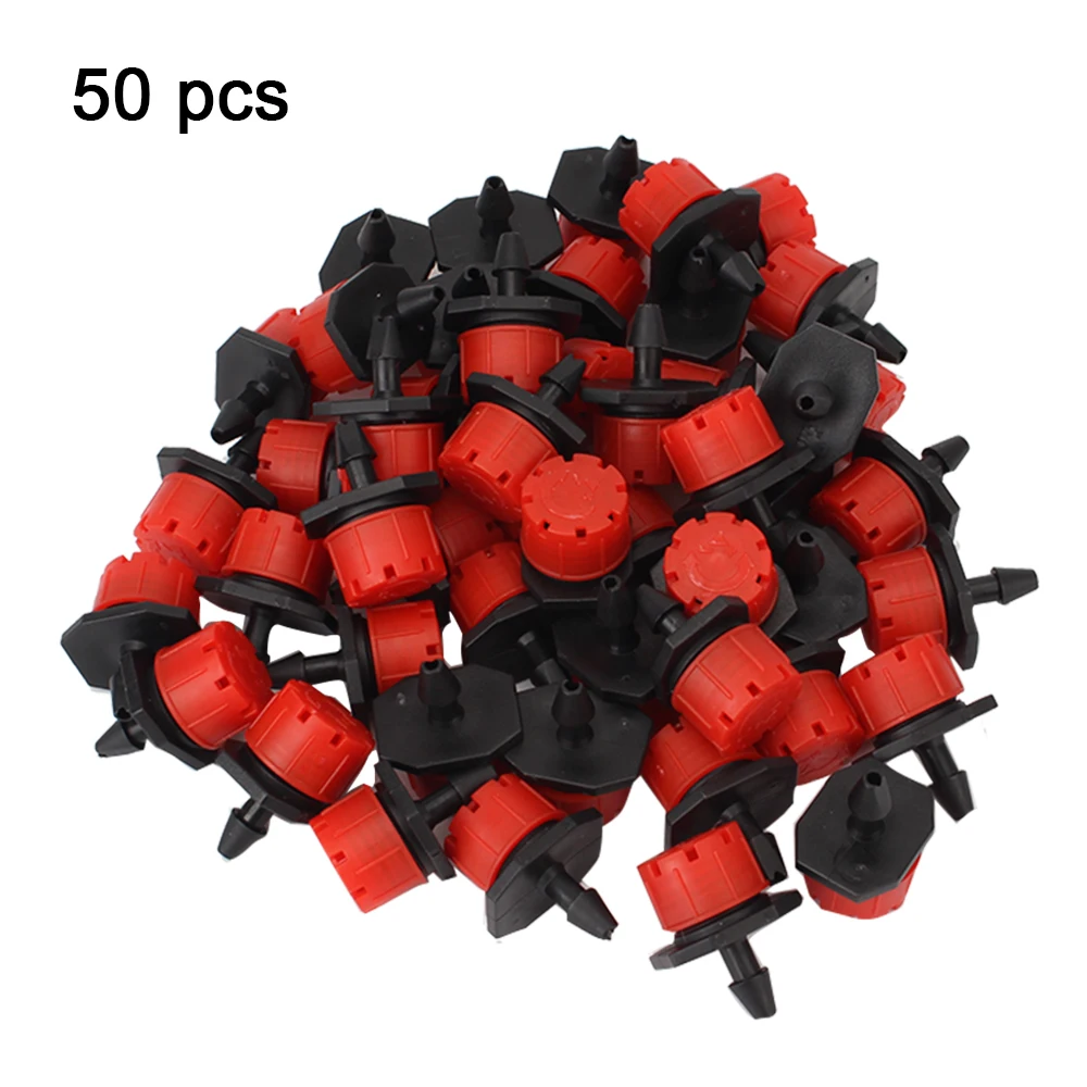 

Anti-Clogging 50Pcs For Flower Beds Vegetable Watering Sprinkler 4/7mm Adjustable Micro Nozzles Irrigation Dripper Emitter