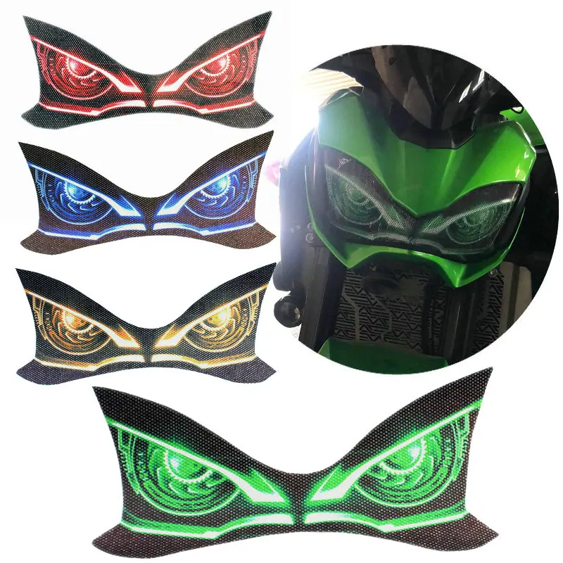 FOR KAWASAKI Z900 Z 900 2017 2018 2019 Motorcycle 3D Front Fairing Headlight Guard Sticker Decals Head Light Protection Sticker