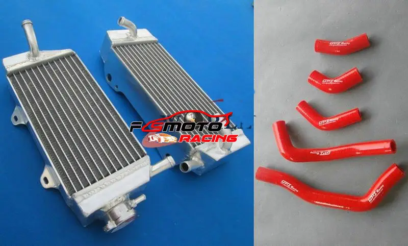 

L&R Aluminum Radiator + Hose Racing For Honda CRF450 CRF450R 05-08 2005 2006 2007 2008