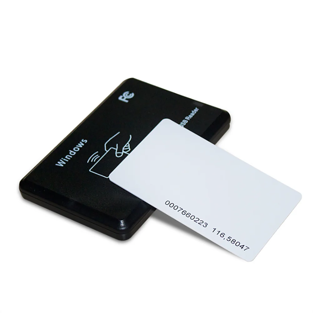 

125Khz RFID Reader EM4100 USB Proximity Sensor Smart Card Reader no drive issuing device EM ID USB for Access Control