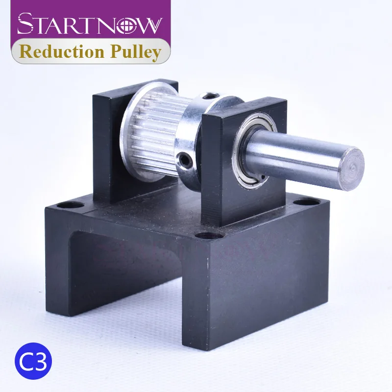 Startnow Gear Base Set: 3M Reduction Box Idler Pulley Tensioner Timing Pulley Synchronous Wheel Seat Fastener Mounting Support