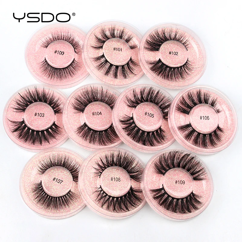 YSDO Makeup Eyelashes Wholesale 4/10/20/30/50pcs Mink Lashes Fake lashes Natural False Lashes Mink eyelashes set Eyelashes Bulk