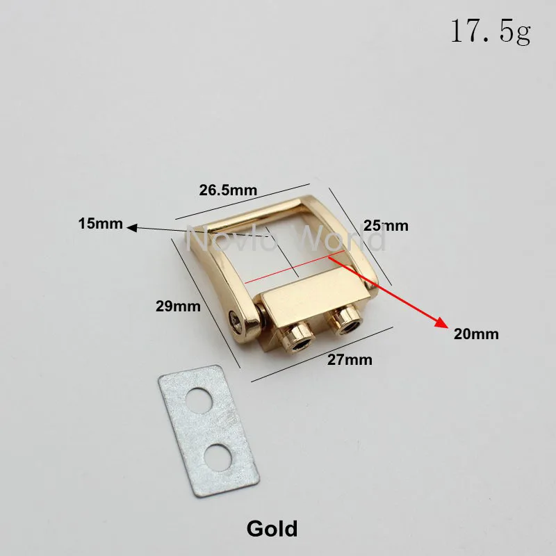 2 pieces test,  3 colors, metal hanger connects for handbags tassel squre buckle screws handles hardware accessories