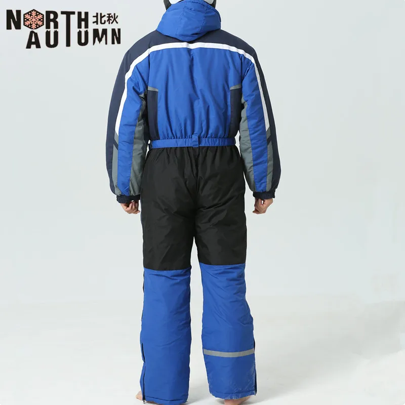 Hot Winter Men Outdoor Skiing Jumpsuits Thermal Waterproof Windproof Ski Suits Male Snowboarding One-piece Snowsuit Warm Clothes