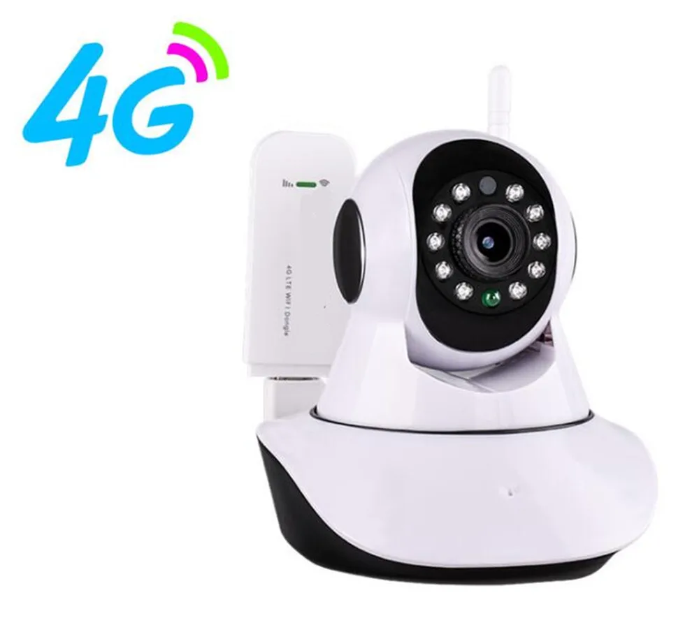 4G Network 2MP 1080P Wireless PTZ Camera IR Night Vision Motion Detection