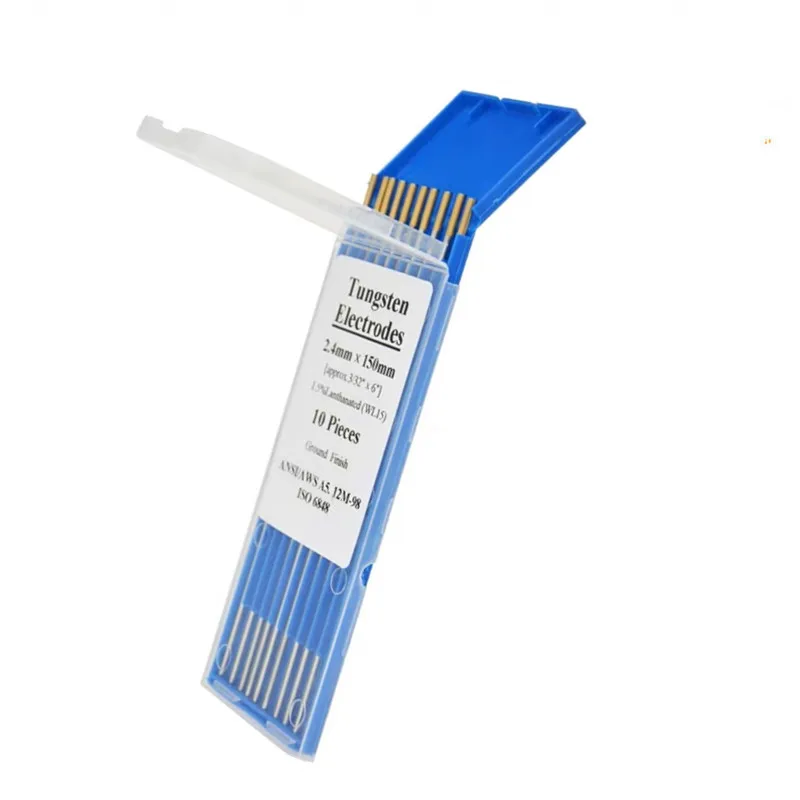 Codice oro di alta qualità 150MM elettrodo TIG accessori per saldatrici saldatura ad arco di argon/asta 10