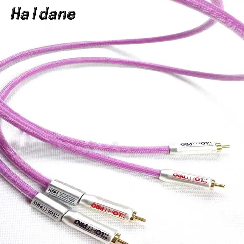 

Haldane HIFI Carbon Fiber RCA Interconnect Cable Cardas Cross RCA Interconnect Audio Cable Amplifier CD DVD player Audio