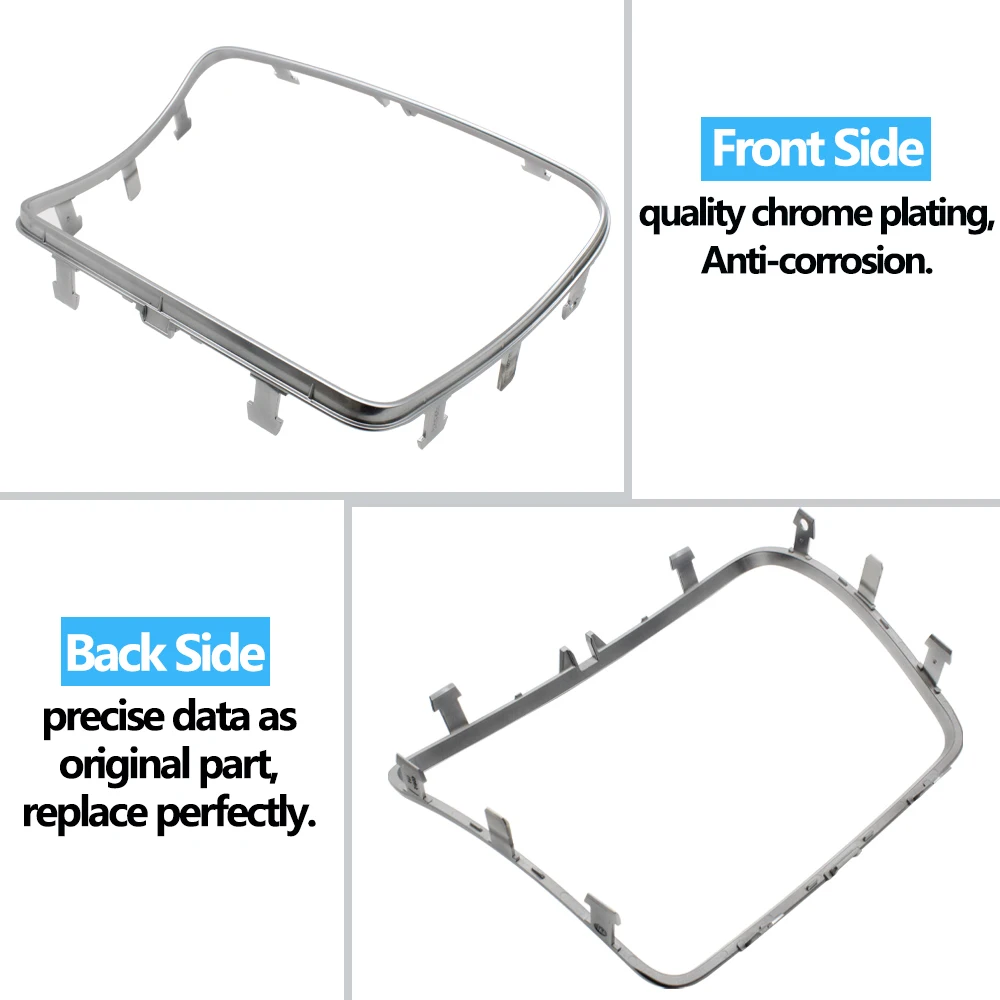 Car Drink Cup Holder Chrome Plating Strip Frame Trim For Mercedes BENZ C W205 C200 C250 C300 C400 GLC W253 GLC200 300