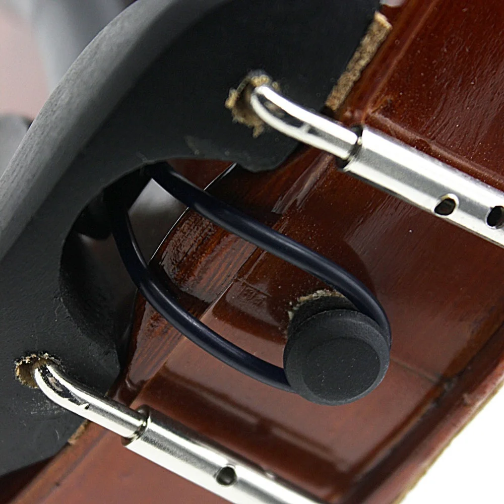 5 pces violino tailgut tailcord gut cabo de náilon com parafuso de bronze para 1/8 violino