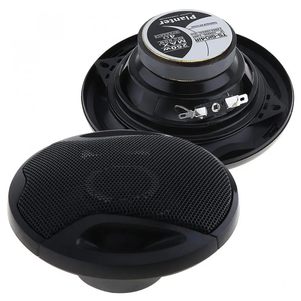 TS-G1041R  2pcs 4 Inch 250W Car HiFi Coaxial Speaker Vehicle Door Auto Audio Music Stereo Full Range Frequency Speakers for Cars