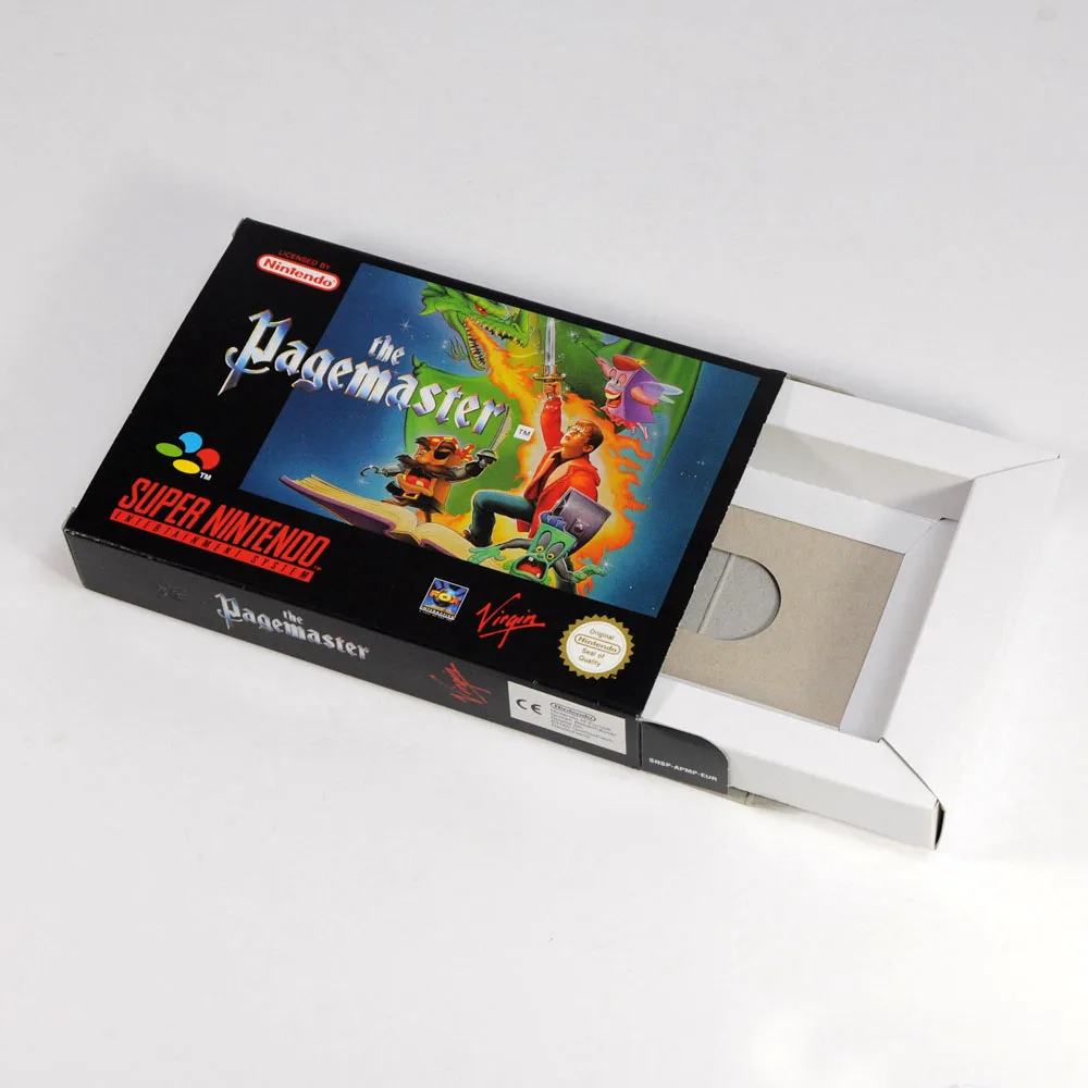 SNES Karton Ersatz Inner Inlay Einsatz Tablett UNS PAL Spiel Karte Verpackung Box SNES FC Patrone Paket Innere Tablett