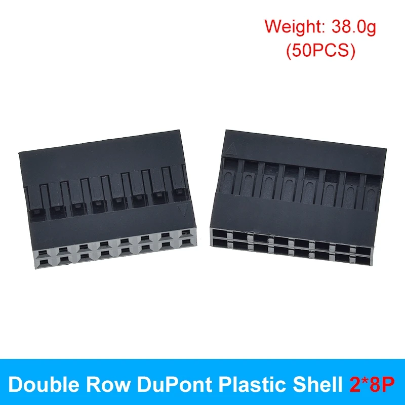 Für DuPont-Drahtgehäuse aus Kunststoff, 2,54 mm, zweireihig, für DuPont-Drahtsteckverbinder 2P/3P/4P/5P/6P/7P/8P/9P/10P, Gehäuse für 2*4-polige/2*5-polige Steckverbinder – Detail 16