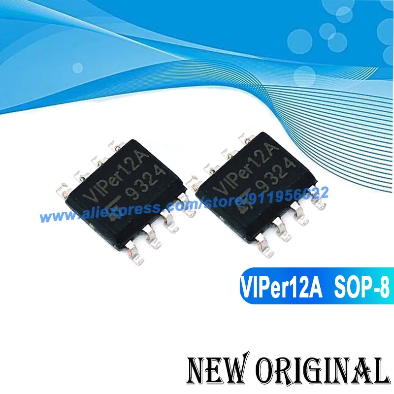 VIPER12A VIPER12ASTR-E SOP8, 5 pièces