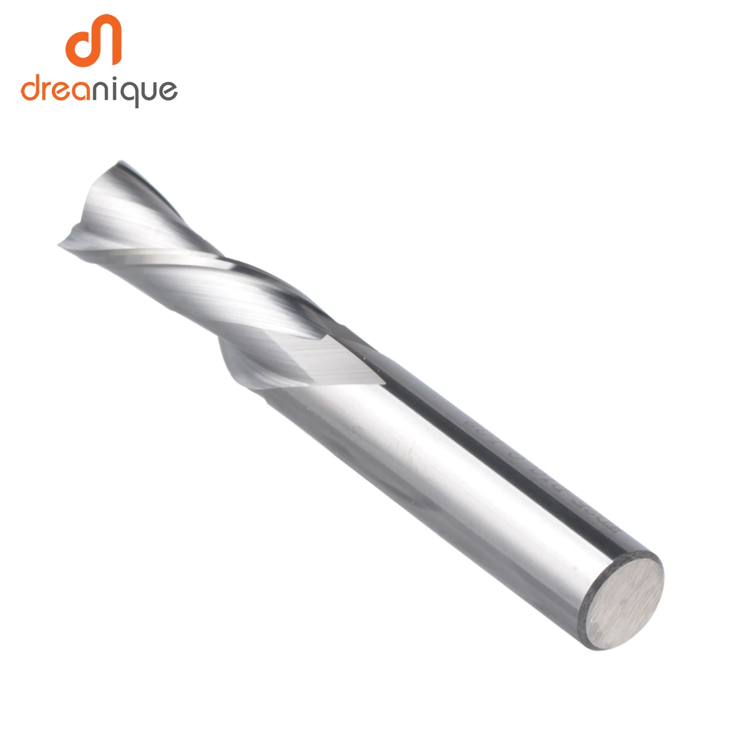 Dreanique 1pc Solid Carbide Milling Cutter 3.175 4 6 8mm 2 Flute Spiral Router Bit Carbide End Mill  Wood MDF Down cut