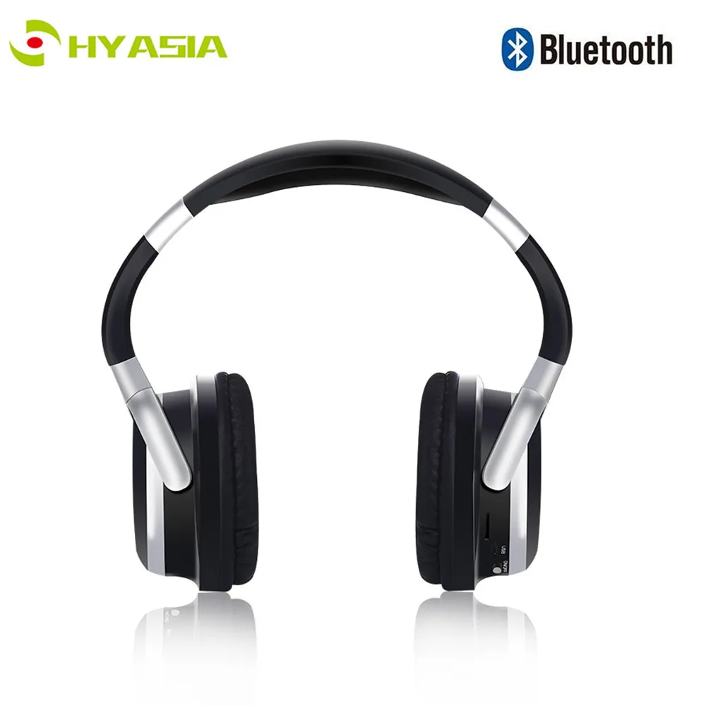 HYASIA Free Shipping Wireless Headphone Bluetooth 4.2 Headset Support TF FM With Mic Computer Earphone USB for Mobile phone PC