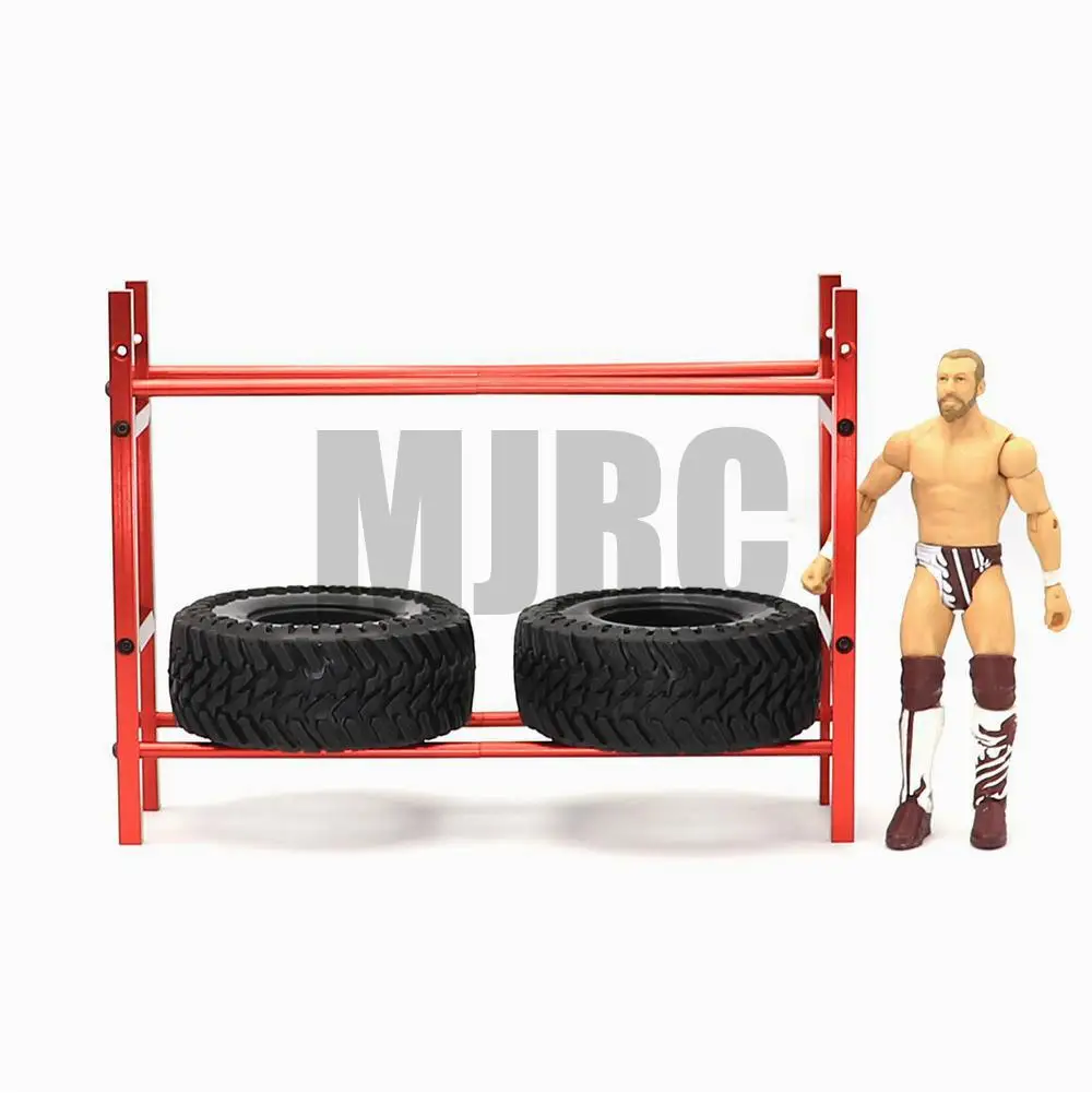 AJRC 1/10 Scale 1.9 2.2 Wheel Rim Tire Storage Rack for RC Crawler Traxxas TRX-4 TRX-6 Axial SCX10 D90 D110 TF2 YOKOMO RC Car