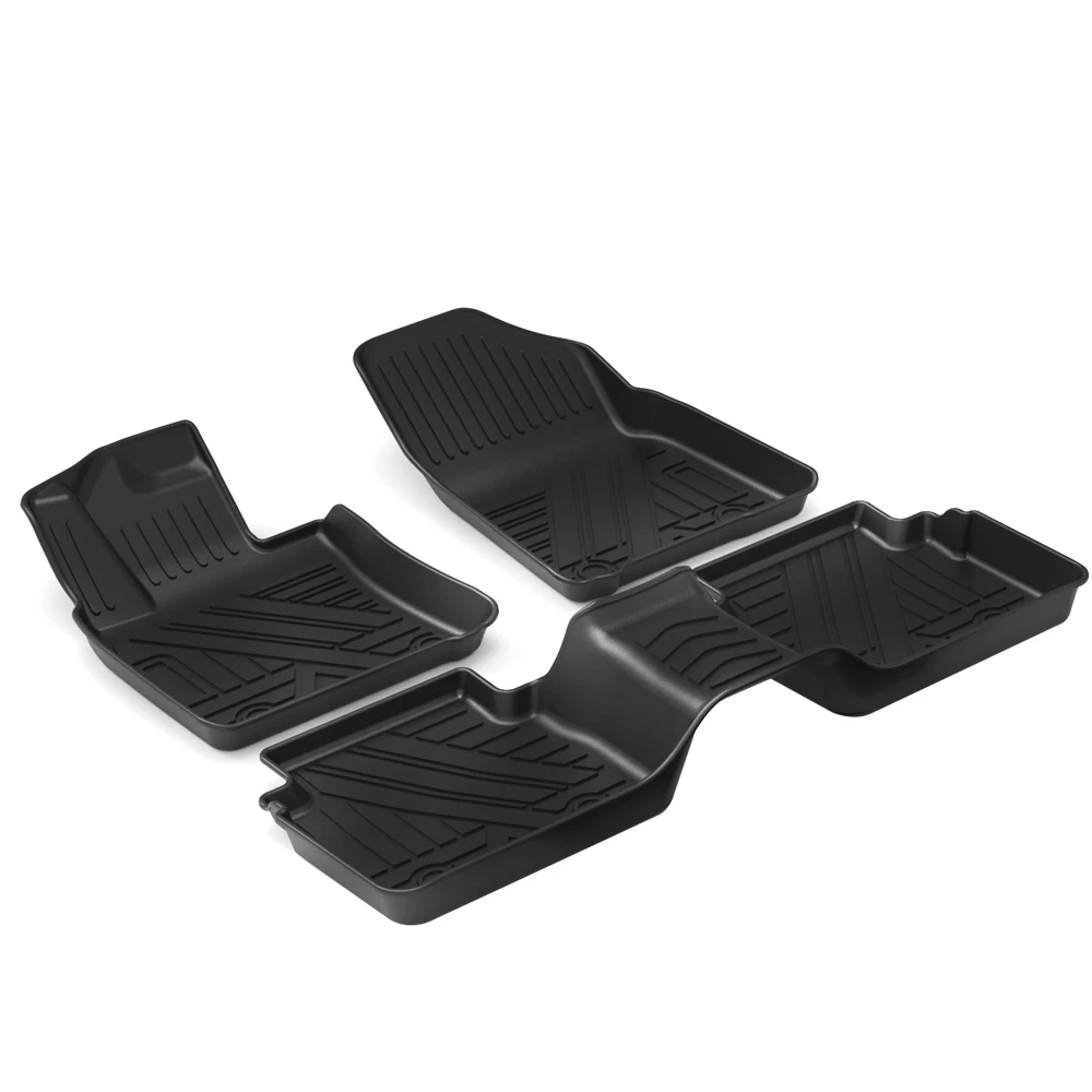 Fully Surrounded Foot Pad For Ford Edge 2015 2016 2017 2018 2019 2020Car Waterproof Non-Slip Rubber Floor Mat TPE Car Accessorie