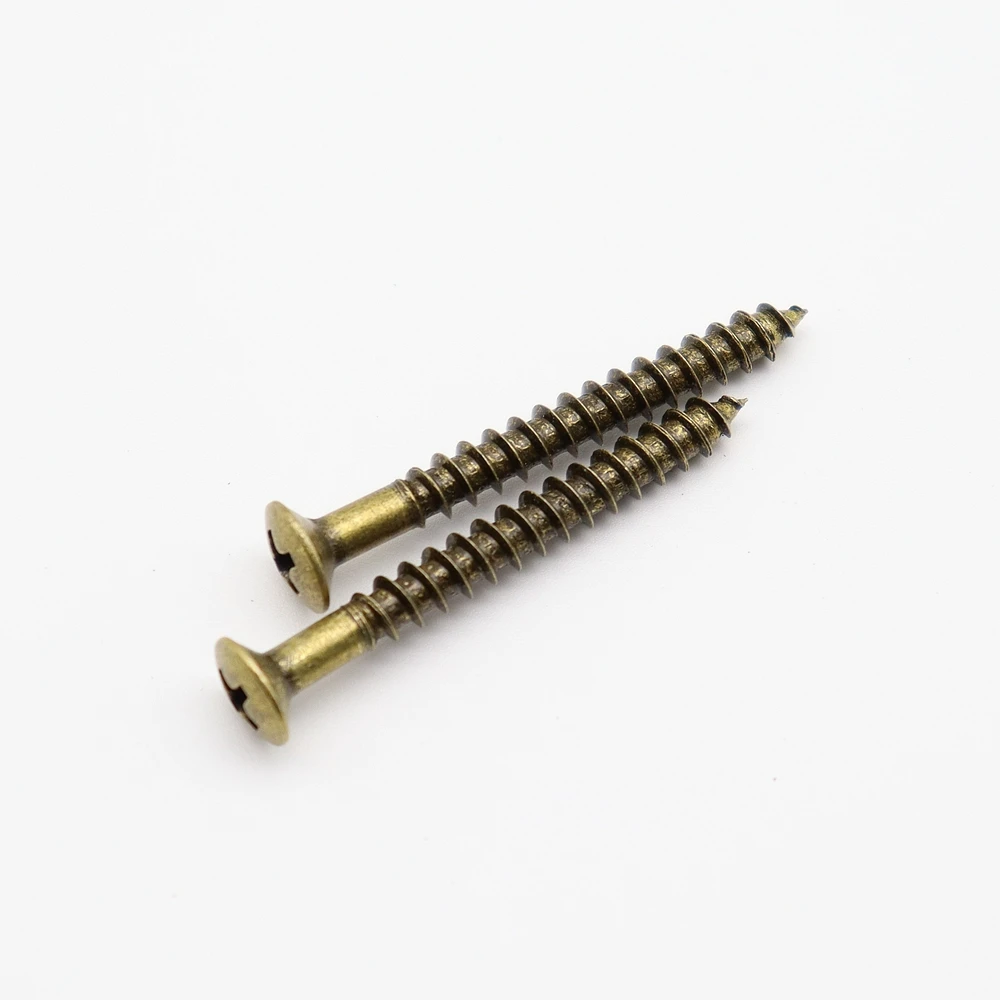 50/100 Pcs Electric Guitar Screws Neck Plate Mounting Screws Bridge Screw for Guitar Accessories Guitar parts 5mm×45mm