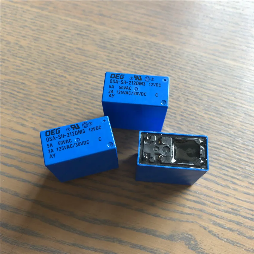 OSA-SH-212DM3 OSA-SH-224DM3 OSA-SS-224DM3M OSA-SS-205DM5 Power Relay 5A 125VAC 6 Pins