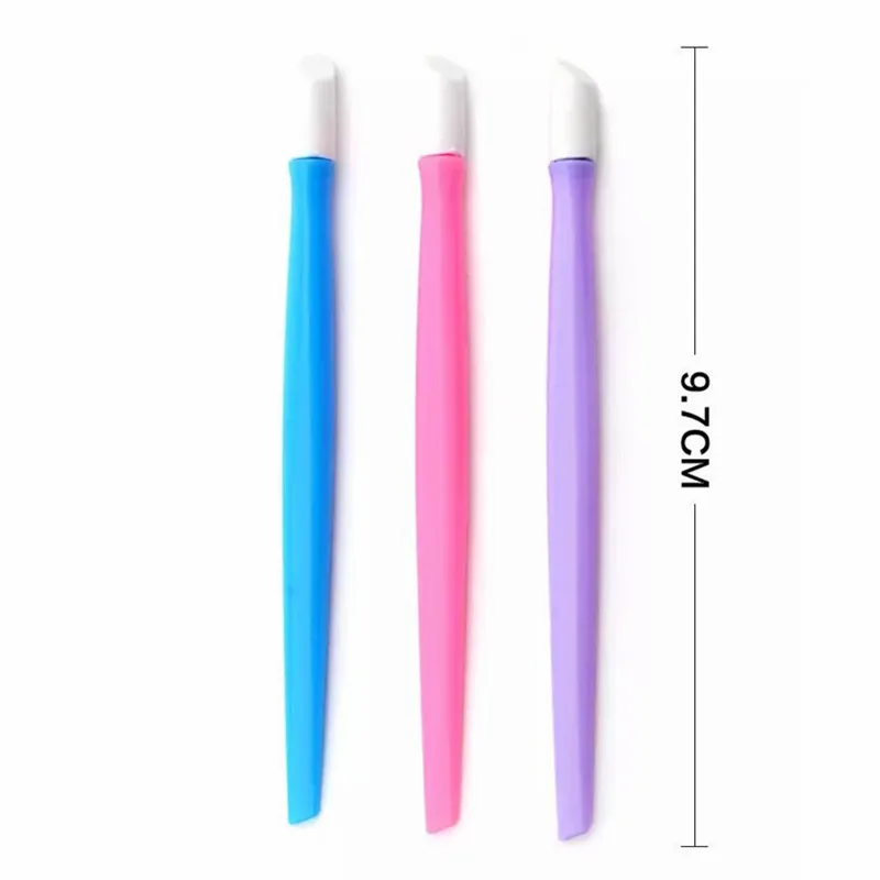 1 Stuks Nail Stick Cuticle Pushers Draagbare Quartz Slijpen Pen Cuticle Remover Voor Nail Art Care Pedicure Manicure Nail Gereedschap