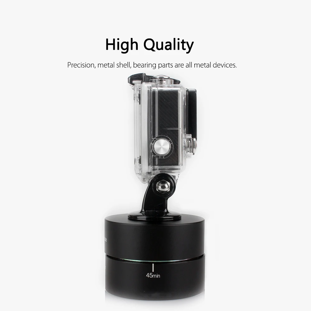 LANBEIKA للهاتف المحمول انخفاض زمني 360 درجة السيارات تدوير كاميرا ترايبود رئيس قاعدة 360 TL Timelapse ل Gopro 13 12 كاميرا SLR